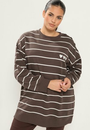 Yours Clothing, WOMEN'S SWEATSHIRTS - Sweatshirt - brown