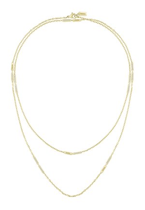 LYG IP E WITH STATIONS (LOGO AND CRYSTALS) - Necklace - gold-coloured