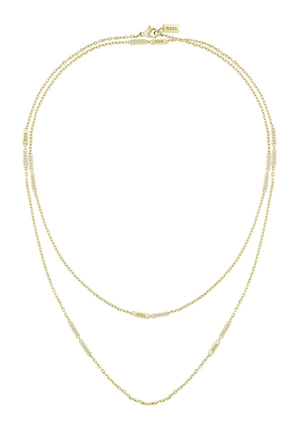 LYG IP E WITH STATIONS (LOGO AND CRYSTALS) - Necklace