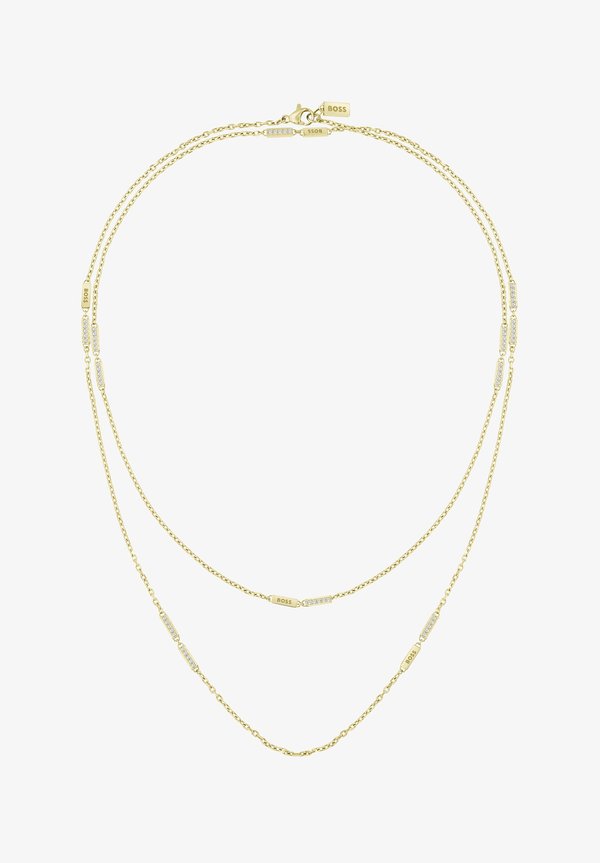 LYG IP E WITH STATIONS (LOGO AND CRYSTALS) - Necklace