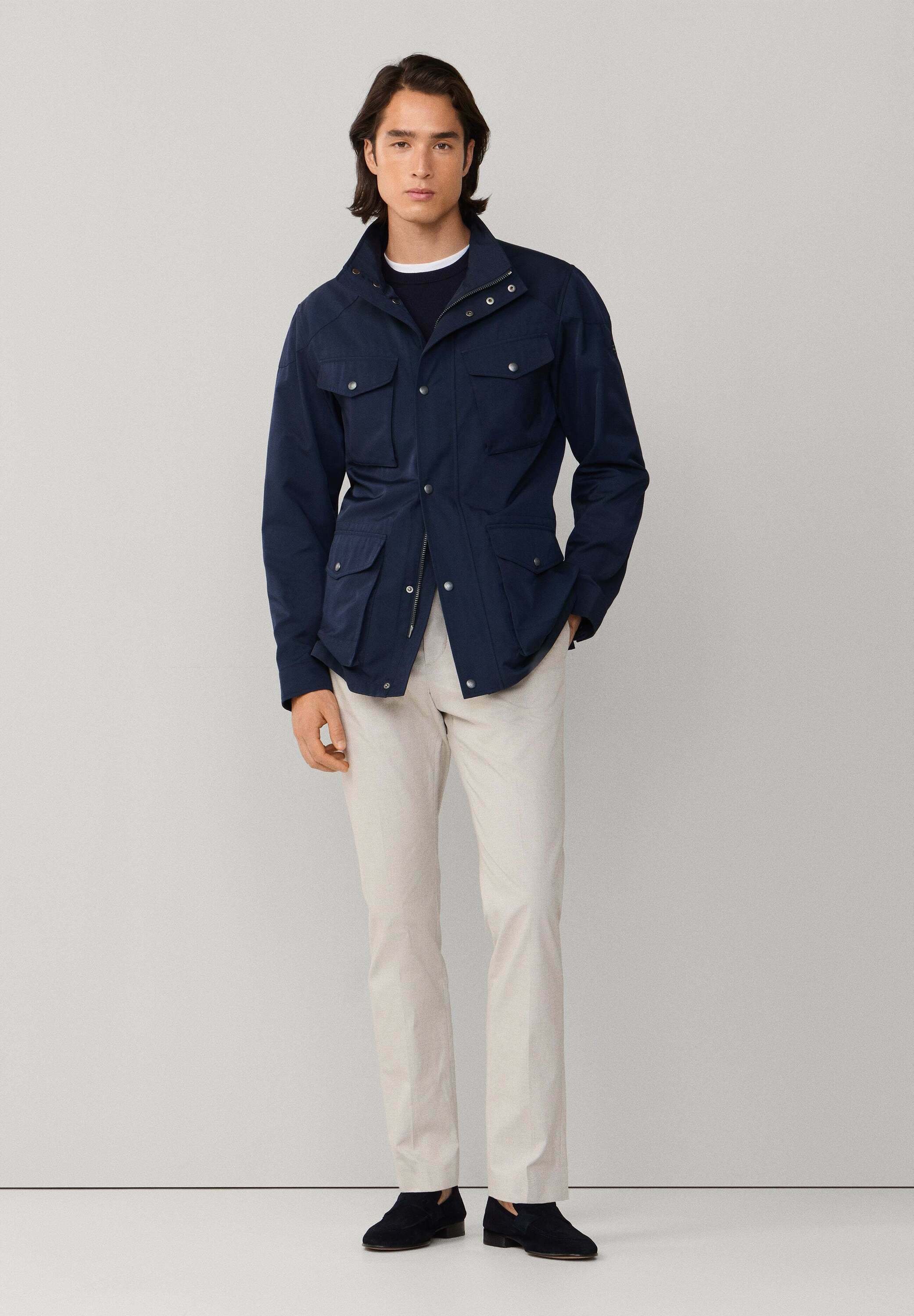 Hackett London UNLINED VELOSPEED - Summer jacket - old navy/dark