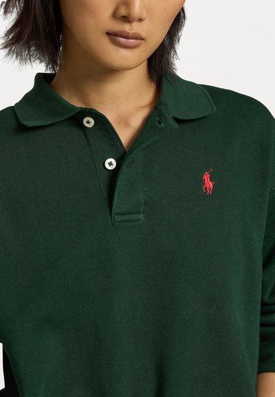 Polo Ralph Lauren POLO-COLLAR FLEECE PULLOVER - Ikdienas džemperis - college green