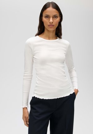 OPUS, OPUS LANGARMSHIRT SURBEL - T-shirt à manches longues - milk