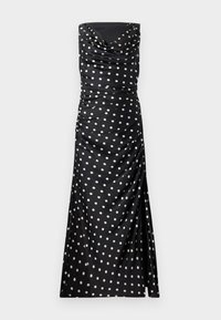 Cowl Neck Draped Maxi Dress - Occasion wear - black