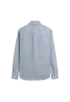 Massimo Dutti, Shirt - mottled dark blue