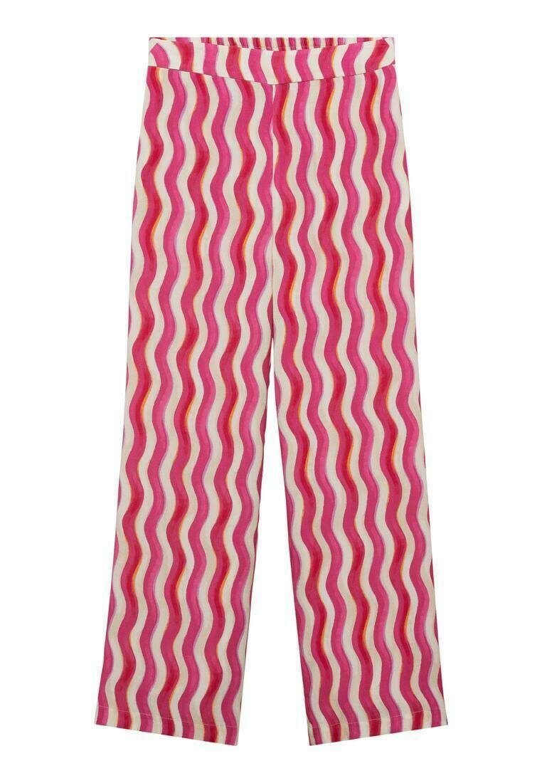 Mango Broek donkerroze Mango Broek donkerroze