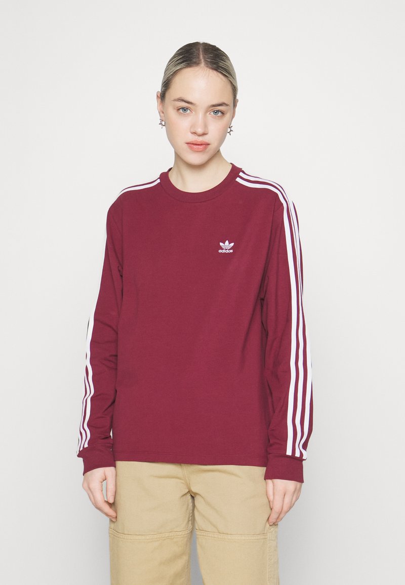 adidas Originals LONGSLEEVE - Langarmshirt - shadow red/bordeaux