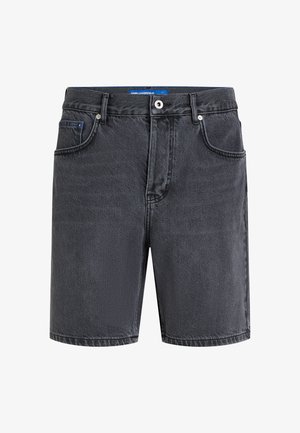 Hallide hallhalli teksat, sirge lõikega, viie taskuga ja õrnade kulumismärkidega. Omab nupu ja lukuga sulgemist ning brändi lipikut vööl.