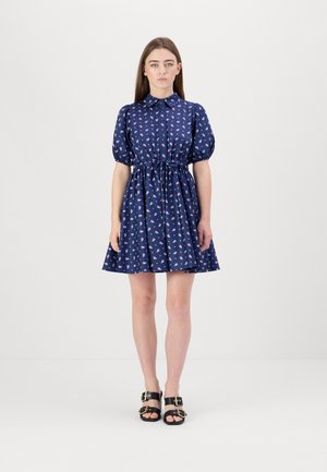 kate spade new york PAISLEY FOULARD MILLIE DRESS - Φόρεμα πουκάμισο - french navy