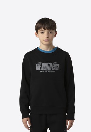 The North Face REFLECTIVE LOGO RELAXED UNISEX - Športni pulover - black