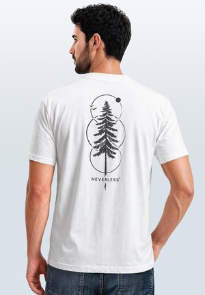 Neverless, T-Shirt print - weiß