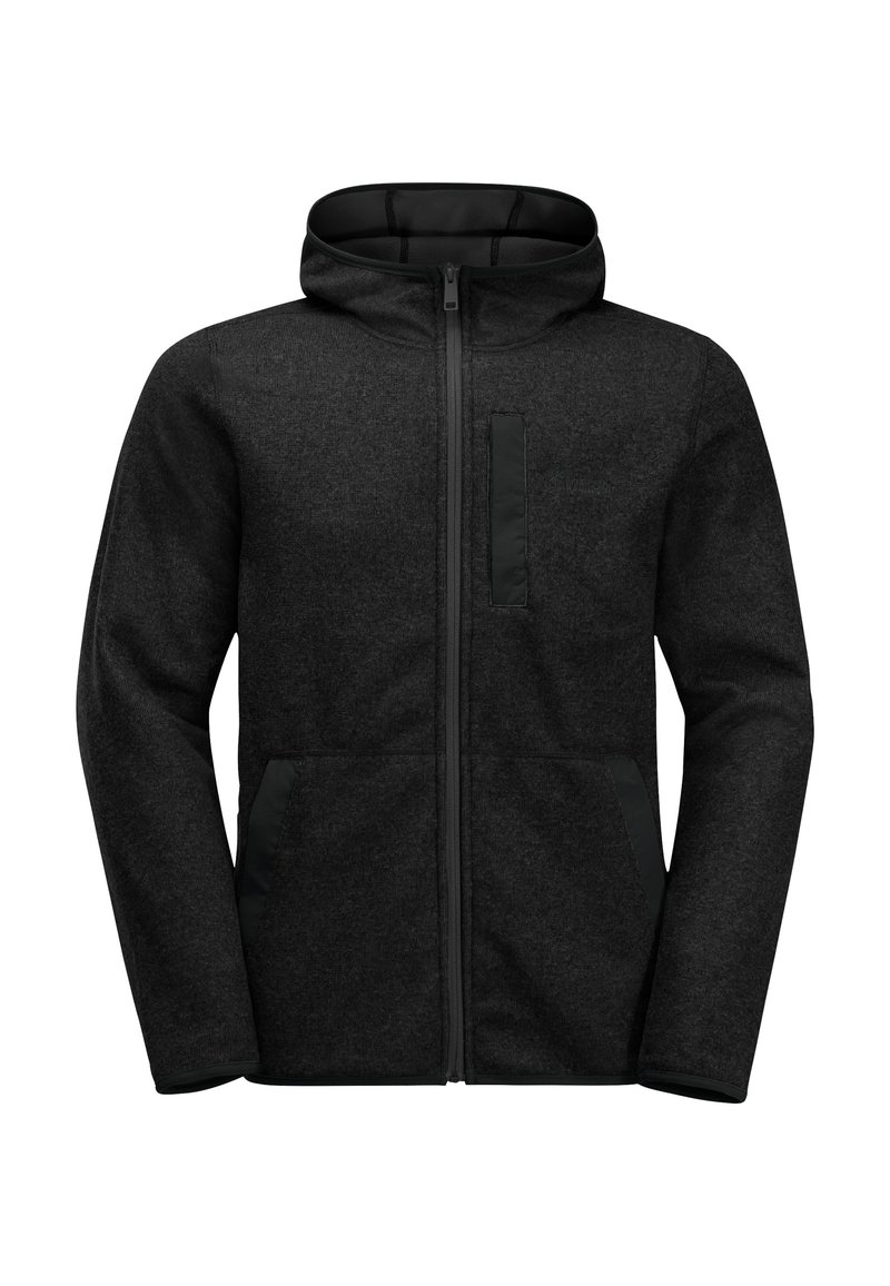 Jack Wolfskin Fleecejas zwart