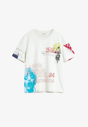 Desigual, GRAPHIC PRINT T-SHIRT - T-shirt print - white