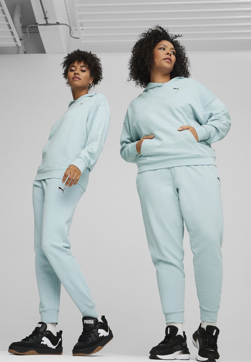 Puma BETTER ESSENTIALS - Mikina s kapucňou - turquoise surf