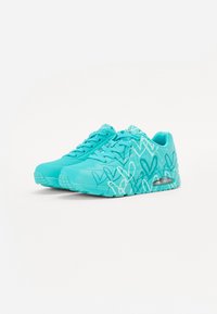 Skechers UNO - Baskets basses - turquoise durabuck