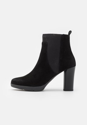 Botines de tacón - black