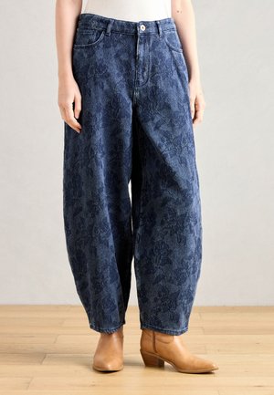 FLORET - Blugi largi - blue