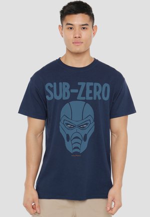 Cotton Soul, MORTAL KOMBAT 9 MORTAL KOMBAT SUBZERO - T-Shirt print - dark blue