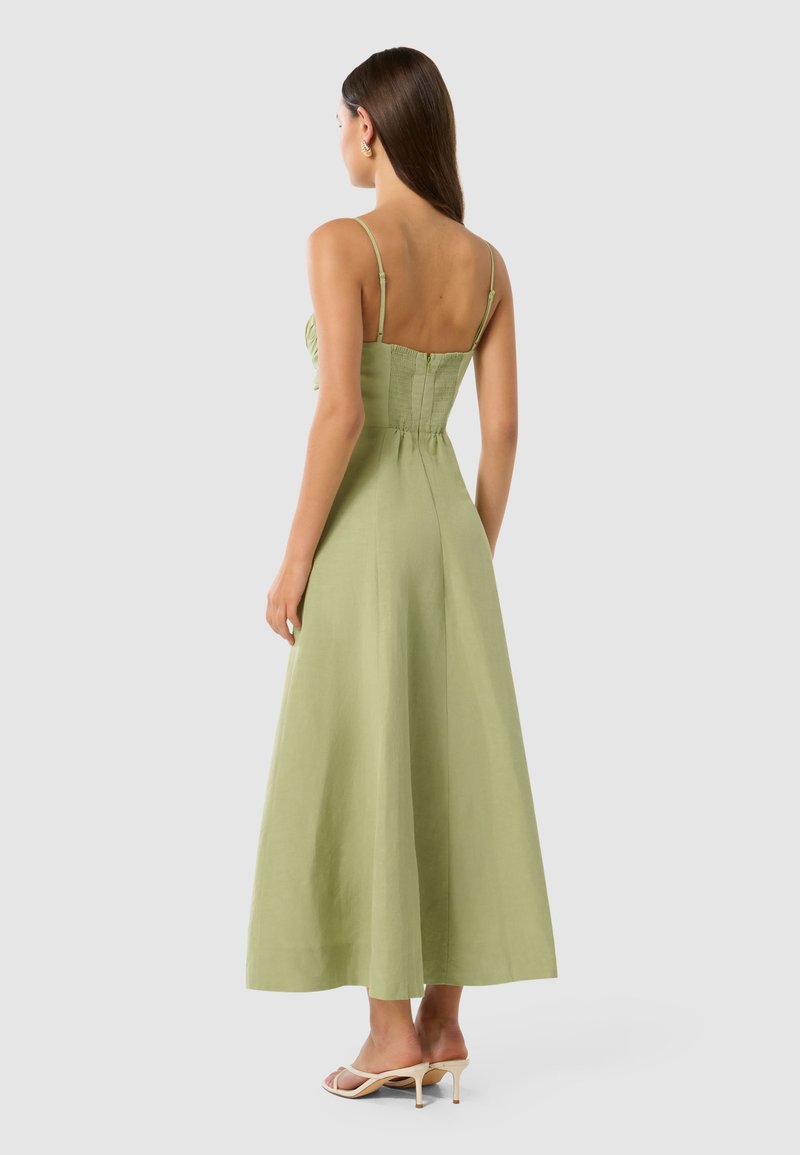 Forever New CAMILLA STRAPPY RUCHED - Cocktail dress / Party dress -  pistachio/green - Zalando.co.uk