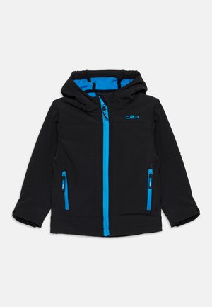 CMP KID JACKET FIX HOOD UNISEX - Veste softshell - nero/river