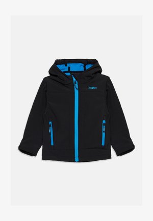 CMP, KID JACKET FIX HOOD UNISEX - Veste softshell - nero/river