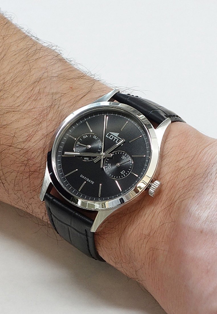 LOTUS Cronografo Chrono Black - Orologio Uomo In Acciaio Nero Con Data