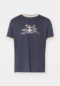 COLLEGE RINGER - T-Shirt print - dark blue