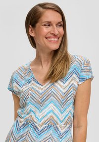 s.Oliver BLACK LABEL ROBE - Freizeitkleid - azurblau