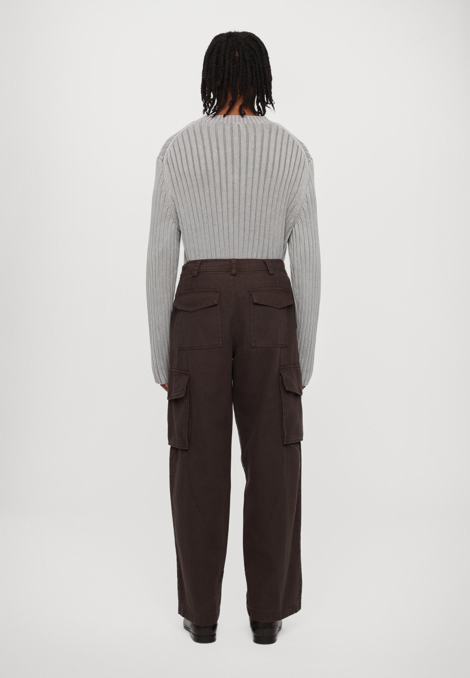 パンツ Han Kjobenhavn cargo pants Han Kjøbenhavn CARGO TROUSERS - Cargo trousers - dark brown