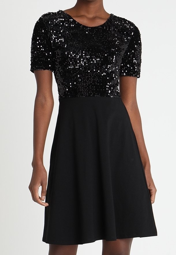Dorothy Perkins Tall Jersey dress - black - (Pre-owned) - Zalando