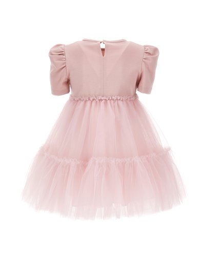 Monnalisa ABITO BALLERINA VITA ALTA - Juhlamekko - cipolla chiaro