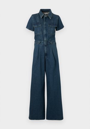 Good American, FIT FOR SUCCESS PLEATED WIDE LEG - Ολόσωμη φόρμα - indigo