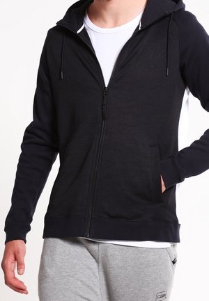 Mikina na zip - black