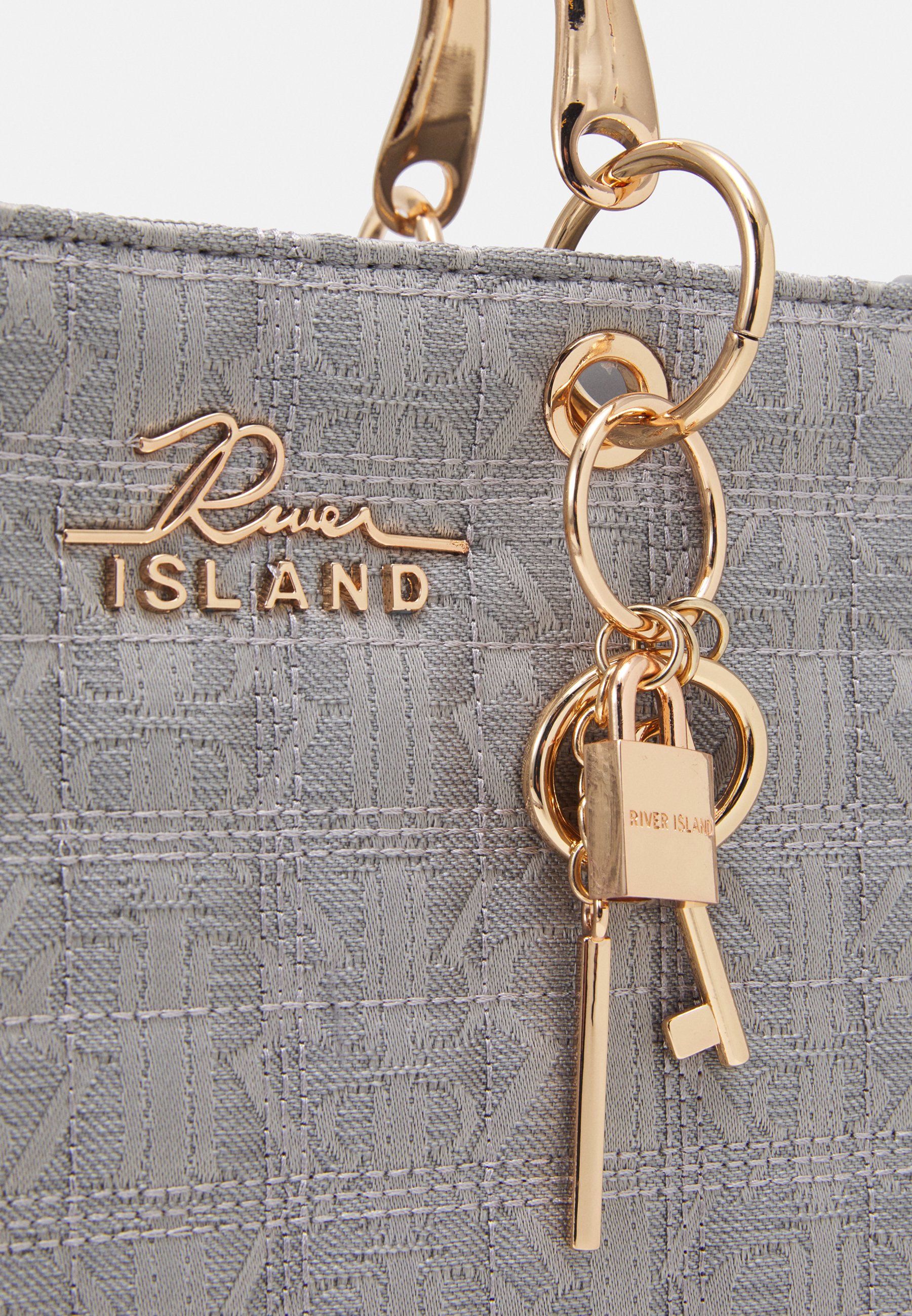 river island grey bolsa