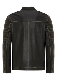 Felix Hardy Leren jas - black green