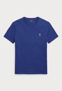 CUSTOM SLIM FIT JERSEY CREWNECK T-SHIRT - T-shirt basique - earth blue