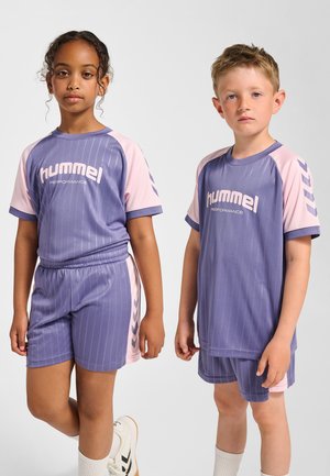 Hummel GOAL STRIPE - Sports T-shirts - heron