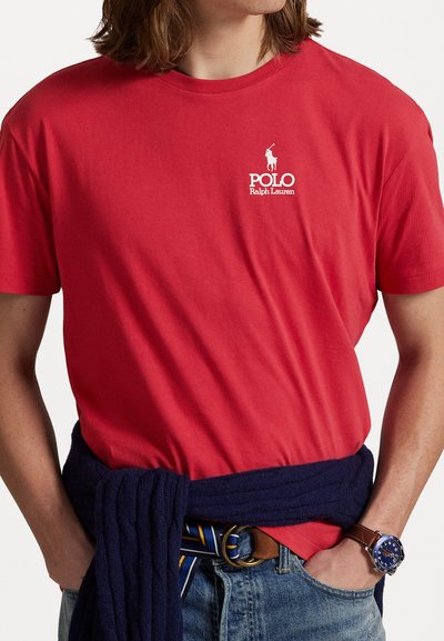 Polo Ralph Lauren CLASSIC FIT LOGO JERSEY T-SHIRT - Tricou basic - sunrise red