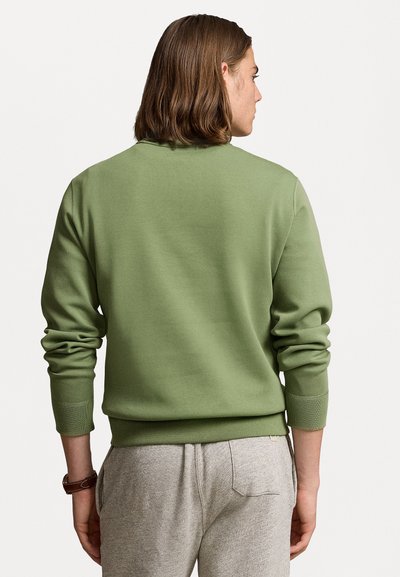 Polo Ralph Lauren MARLED DOUBLE-KNIT SWEATSHIRT - Sweatshirt - cargo green