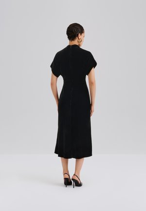 ELNA BOW  DRESS - Robe fourreau - black