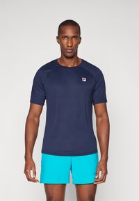 Fila - HOLGER - T-Shirt sport - navy Immagine in miniatura 1