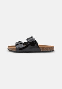 Pantolette flach - black