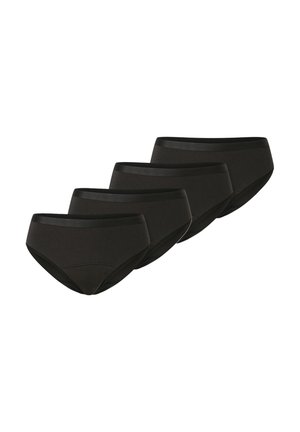 4 PACK - Menstruationsunterwäsche - schwarz