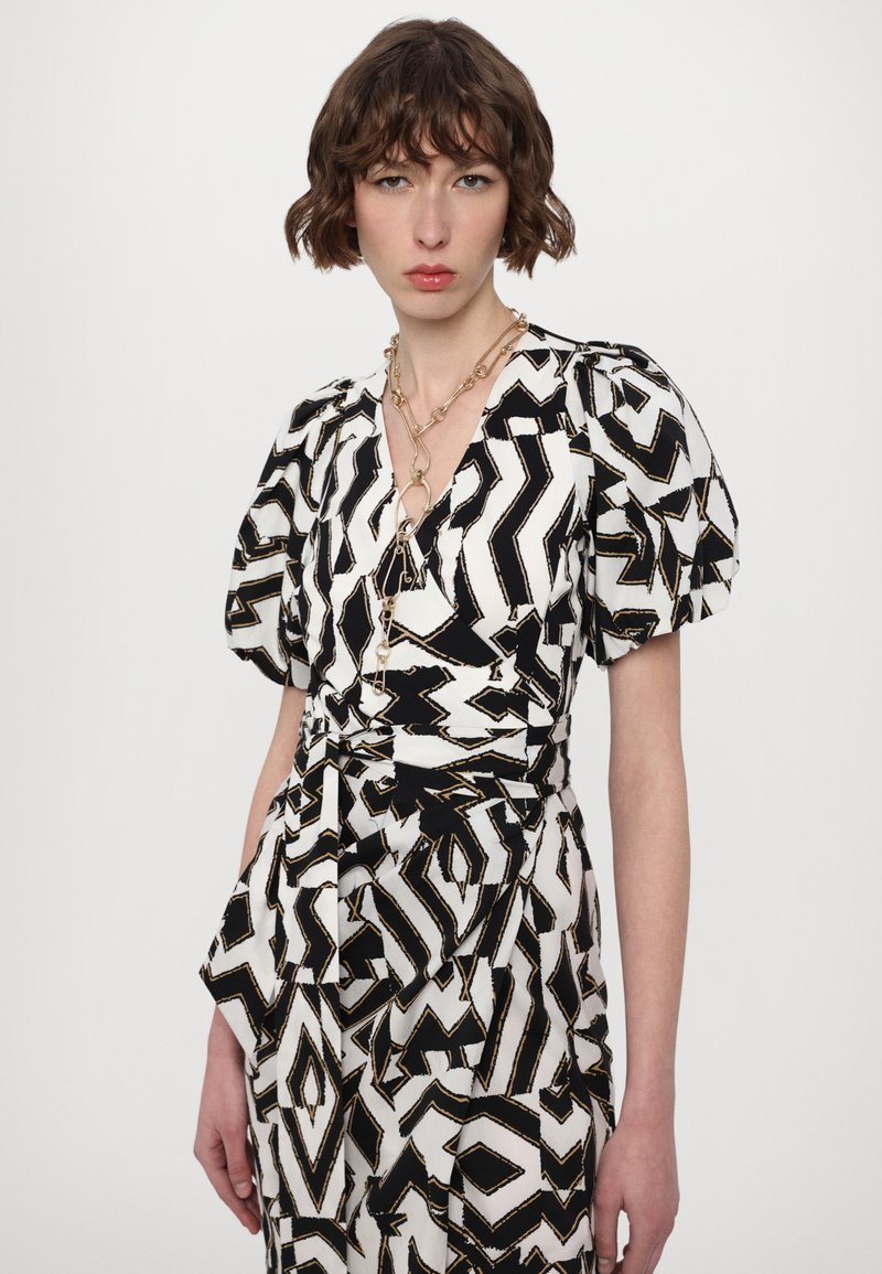 Diane von Furstenberg ARINA - Day dress - black/white/black - Zalando.ie