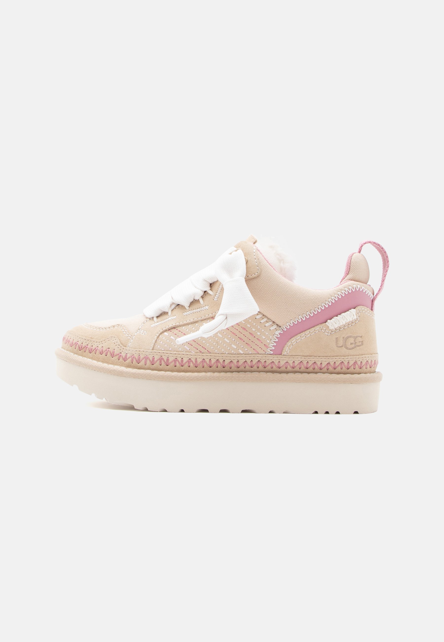 UGG LOWMEL MEADOW - High-top trainers - sand castle/sand - Zalando