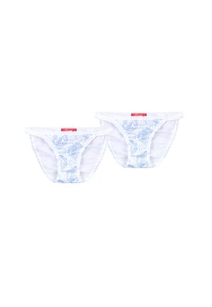 2-PACK- RUFFLE ELASTIC STYLISH TOILE - Briefs - blue