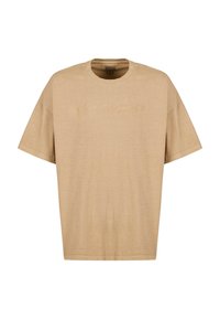 AUTOGRAPH HEAVY BOXY TEE - Jednoduché tričko - sand
