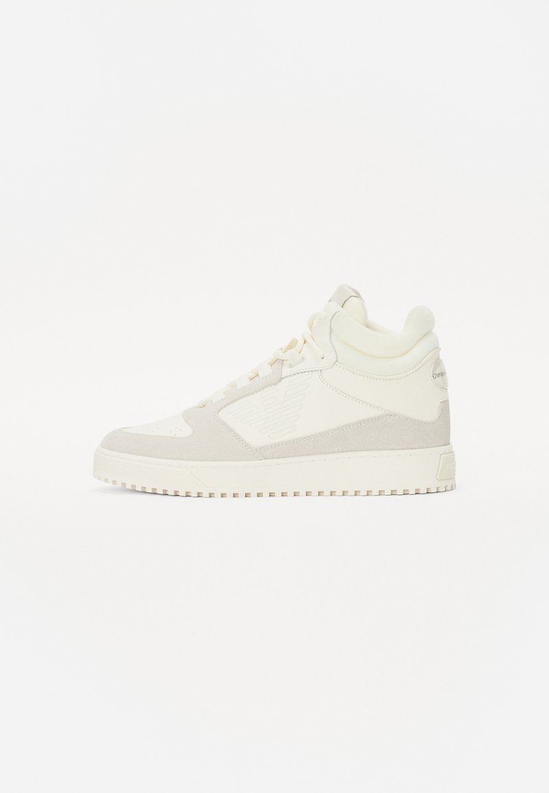Emporio Armani - High-top trainers - white, Enlarge