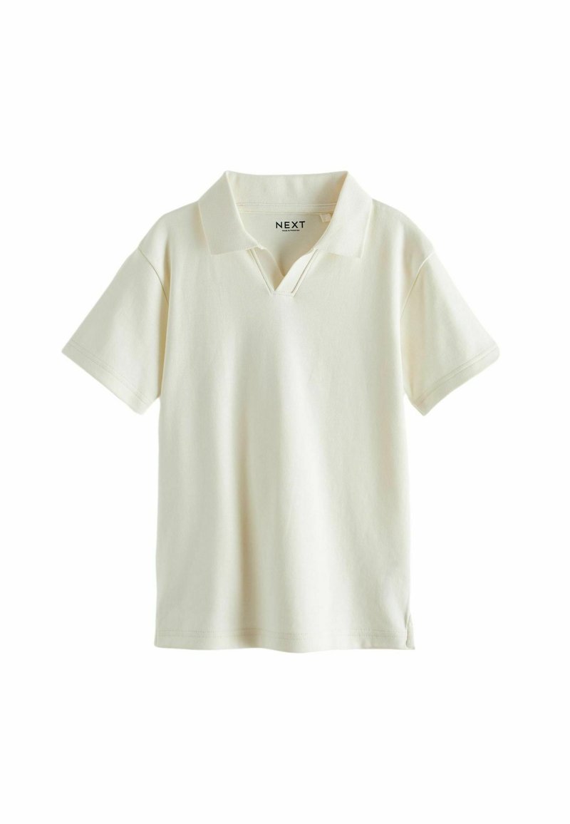 Next - REVERE COLLAR SHORT SLEEVE  - Polo - ecru white, Ingrandire