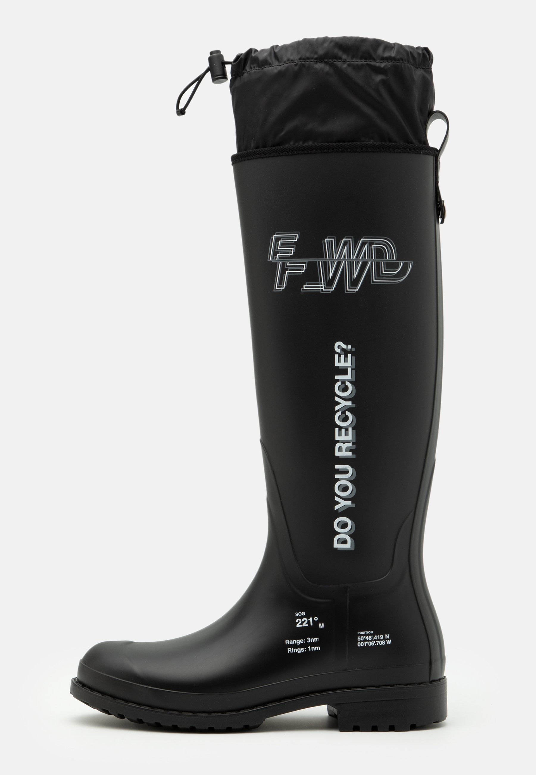 F_WD Gummistøvler - black F_WD Gummistøvler - black